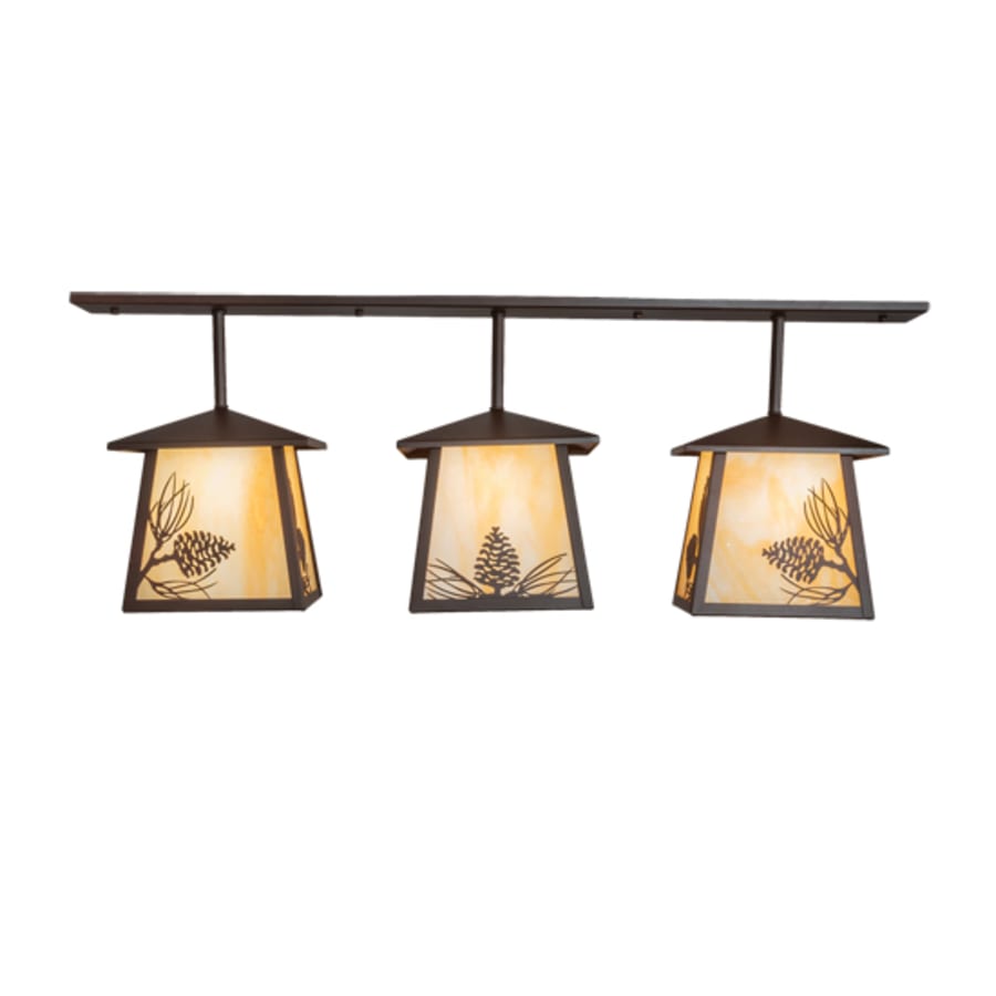 Meyda Tiffany 3 Light 48" Wide Linear Pendant