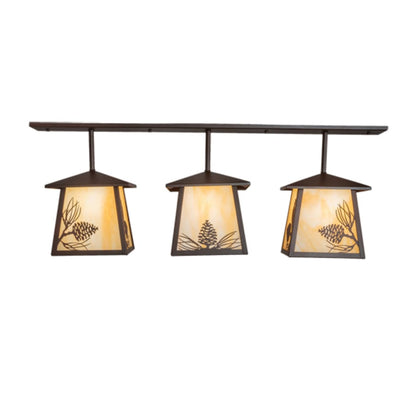 Meyda Tiffany 3 Light 48" Wide Linear Pendant