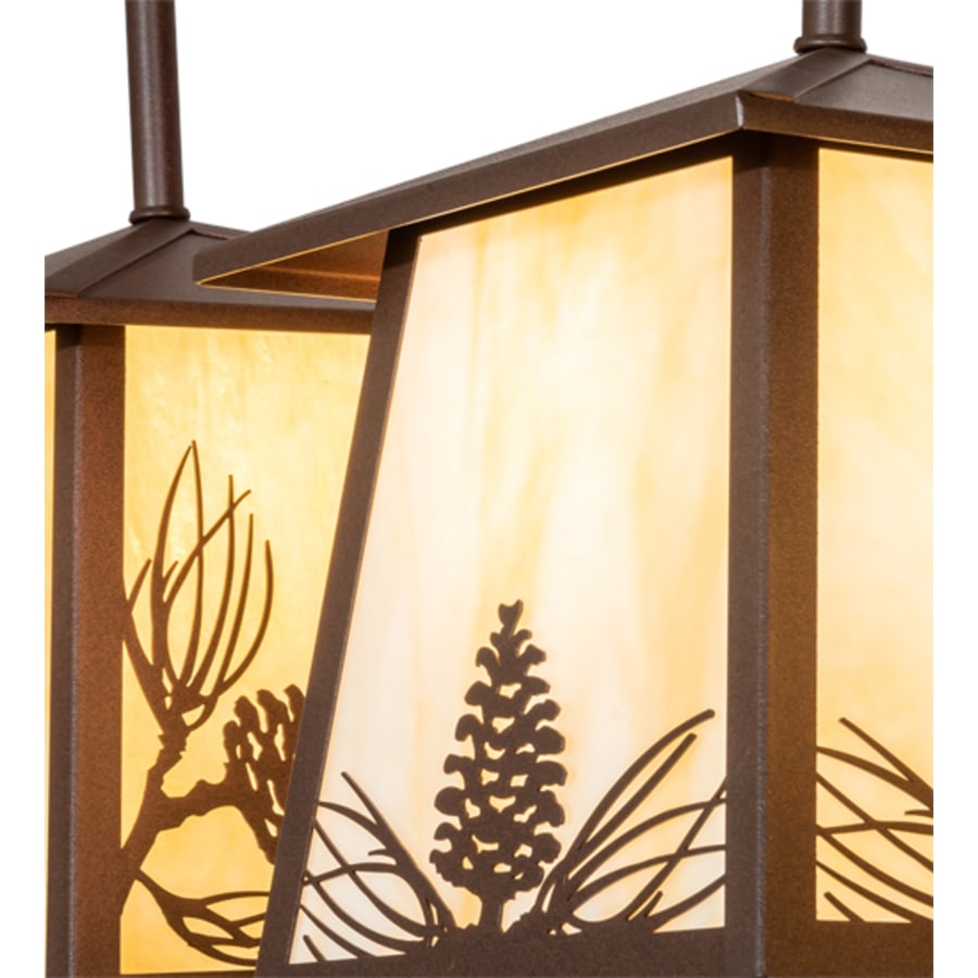 Meyda Tiffany 3 Light 48" Wide Linear Pendant