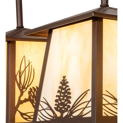 Meyda Tiffany 3 Light 48" Wide Linear Pendant