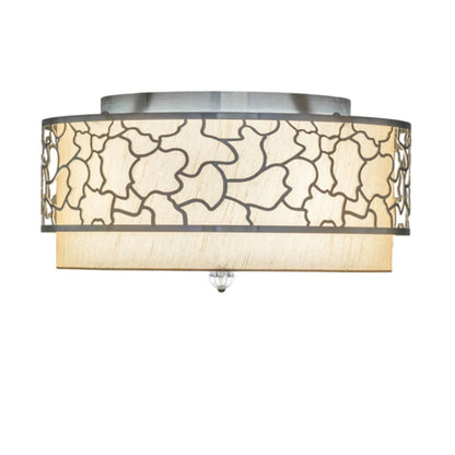 Meyda Tiffany Deserto Seco 12 Light 27" Wide Semi-Flush Drum Ceiling Fixture
