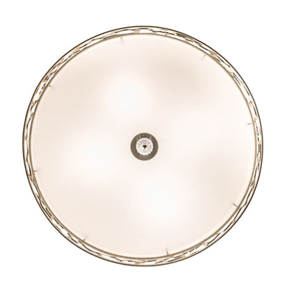 Meyda Tiffany Deserto Seco 12 Light 27" Wide Semi-Flush Drum Ceiling Fixture