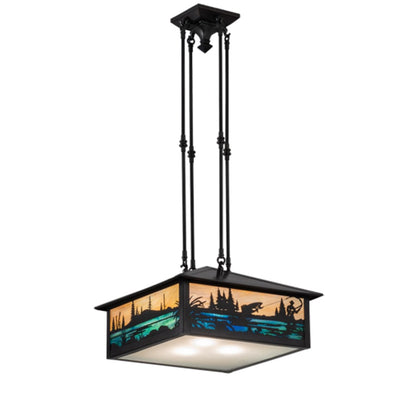 Meyda Tiffany 3 Light 24" Wide Pendant