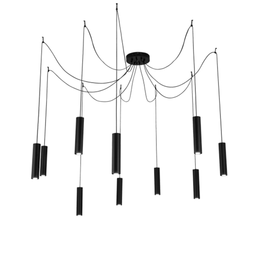 Meyda Tiffany 10 Light 214" Wide Suspension Multi Light Pendant