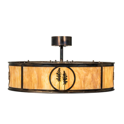 Meyda Tiffany 8 Light 37" Wide Pendant