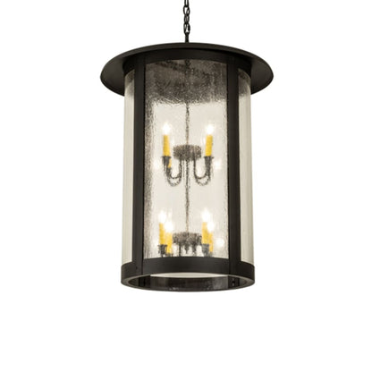Meyda Tiffany 8 Light 25" Wide Taper Candle Pendant