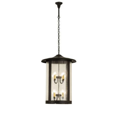 Meyda Tiffany 8 Light 25" Wide Taper Candle Pendant
