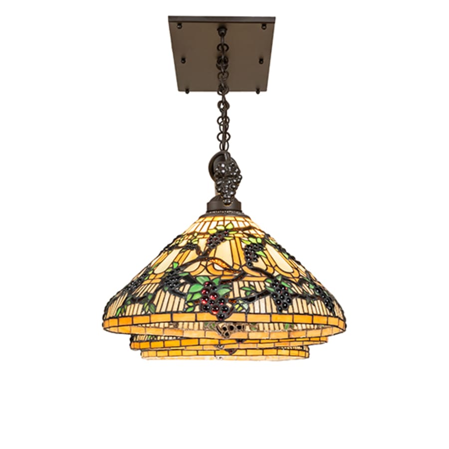 Meyda Tiffany 3 Light 69" Wide Linear Pendant