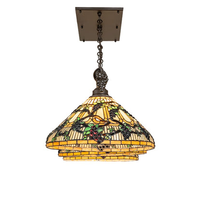 Meyda Tiffany 3 Light 69" Wide Linear Pendant