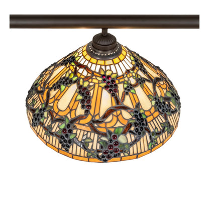 Meyda Tiffany 3 Light 69" Wide Linear Pendant