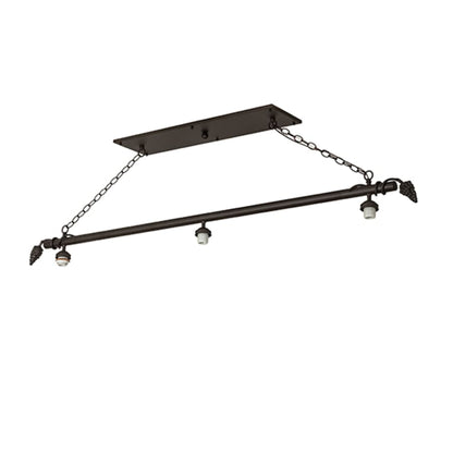 Meyda Tiffany 3 Light 69" Wide Linear Pendant