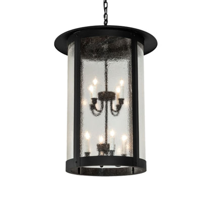 Meyda Tiffany 8 Light 24" Wide Taper Candle Pendant