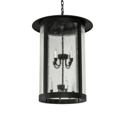 Meyda Tiffany 8 Light 24" Wide Taper Candle Pendant