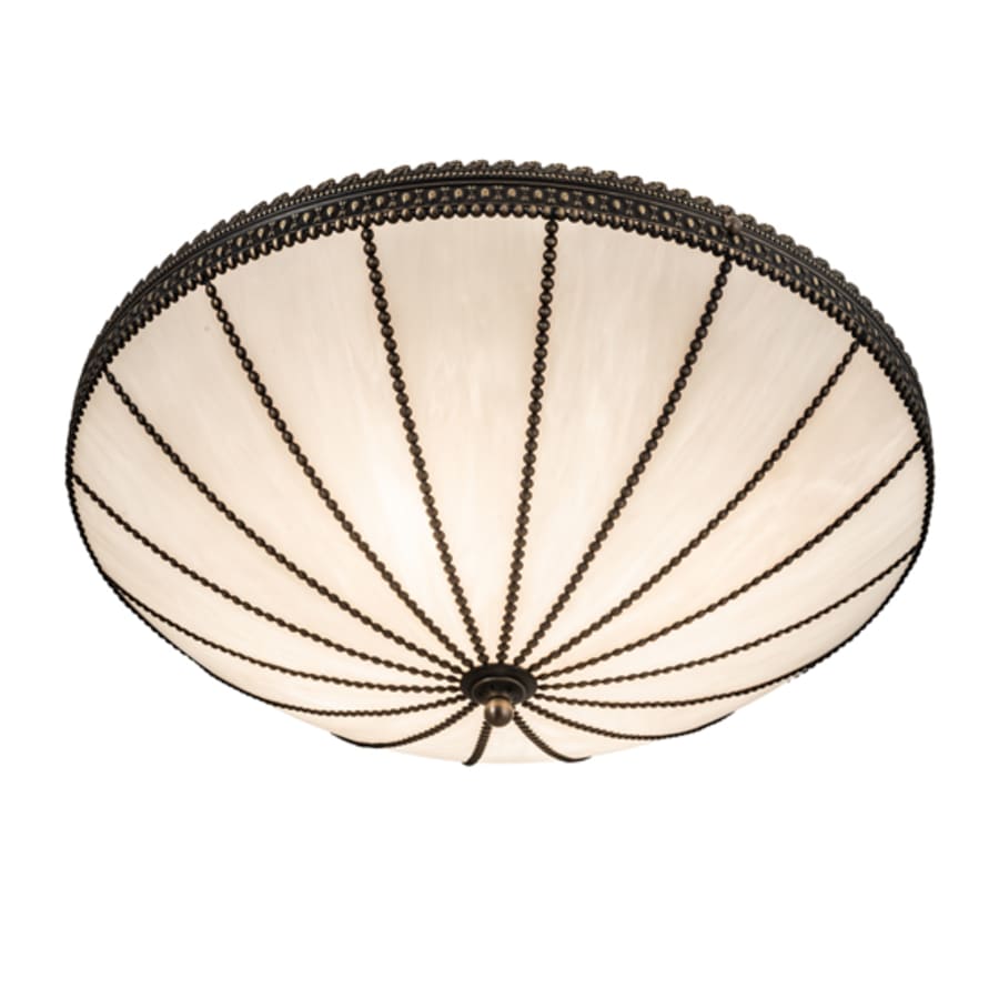 Meyda Tiffany Shansky 4 Light 30" Wide Semi-Flush Bowl Ceiling Fixture