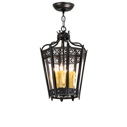 Meyda Tiffany 3 Light 11" Wide Taper Candle Pendant