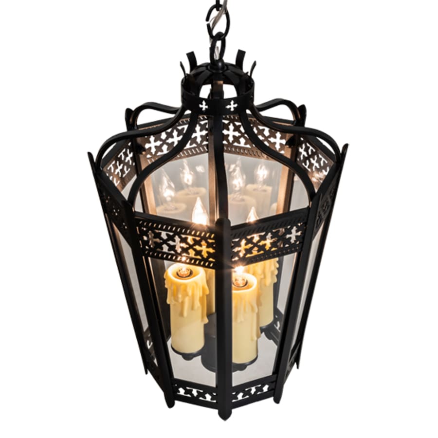 Meyda Tiffany 3 Light 11" Wide Taper Candle Pendant