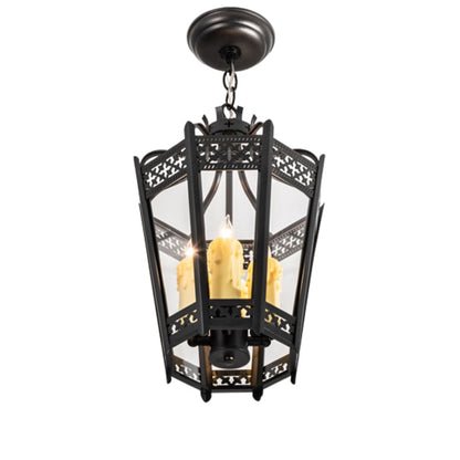 Meyda Tiffany 3 Light 11" Wide Taper Candle Pendant