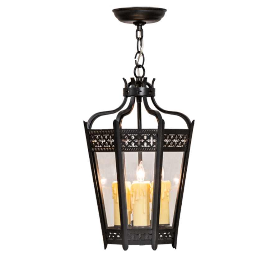 Meyda Tiffany 3 Light 11" Wide Taper Candle Pendant