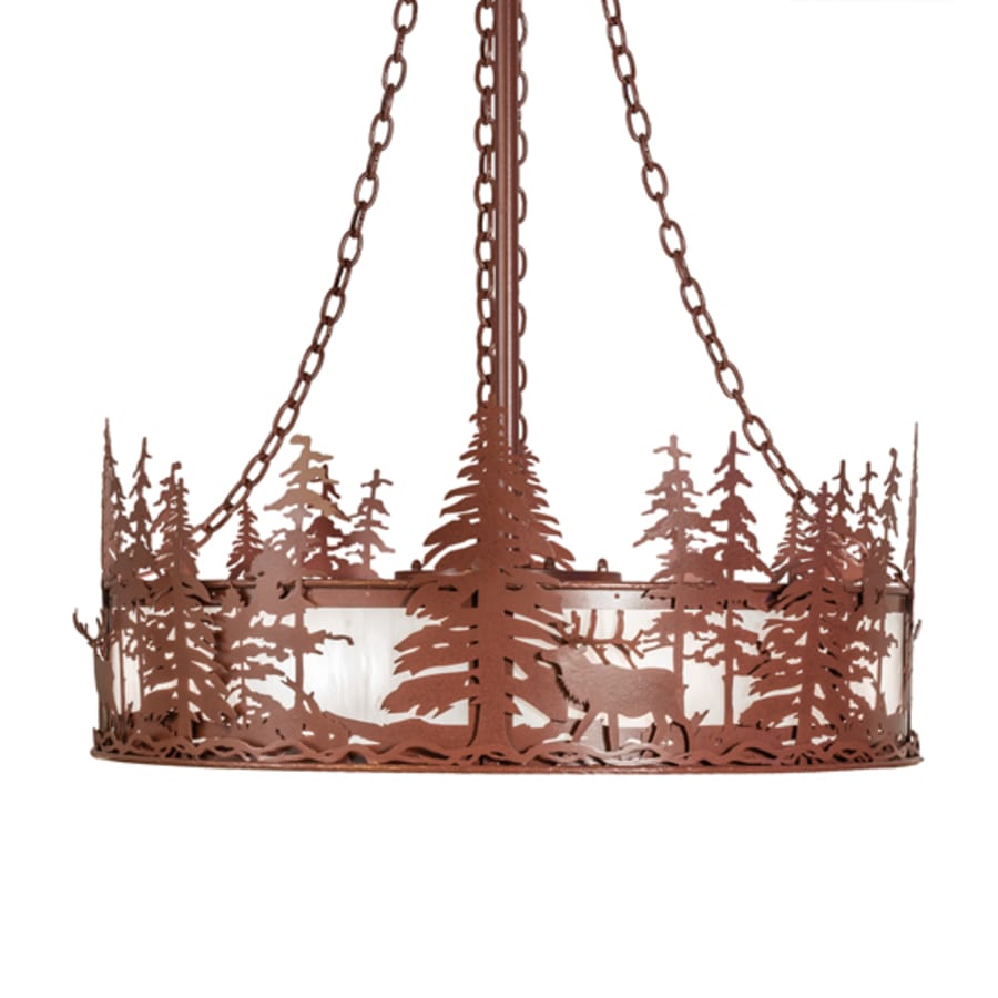 Meyda Tiffany 8 Light 36" Wide Abstract Pendant