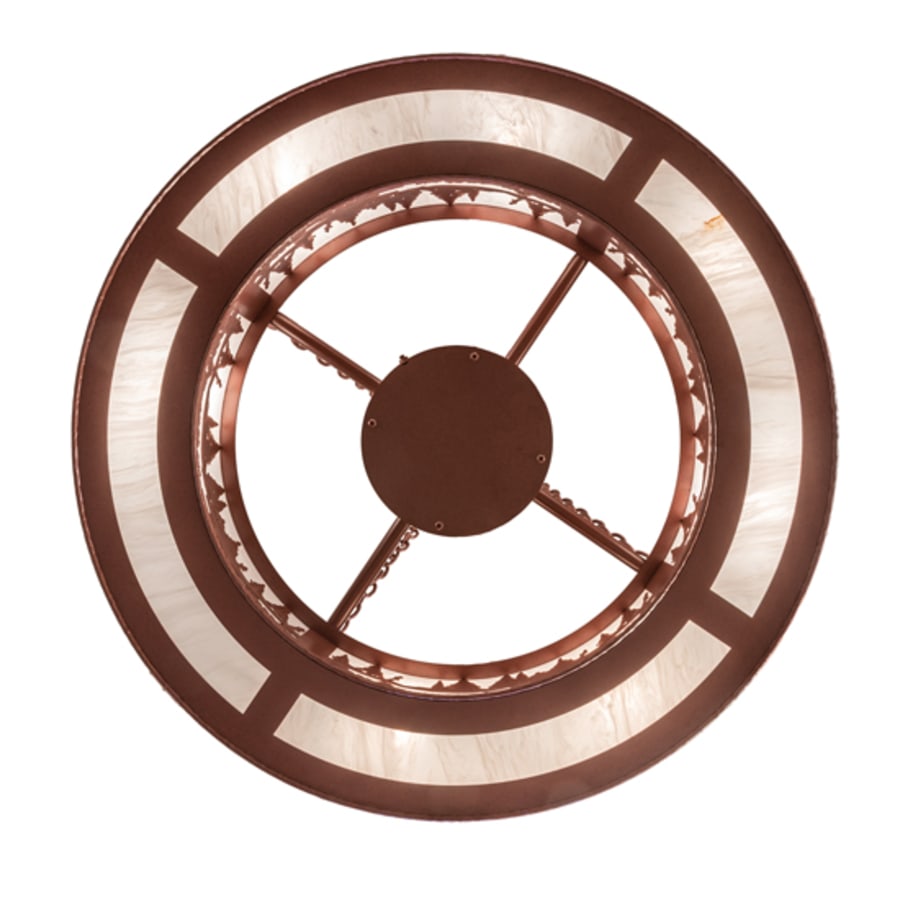 Meyda Tiffany 8 Light 36" Wide Abstract Pendant