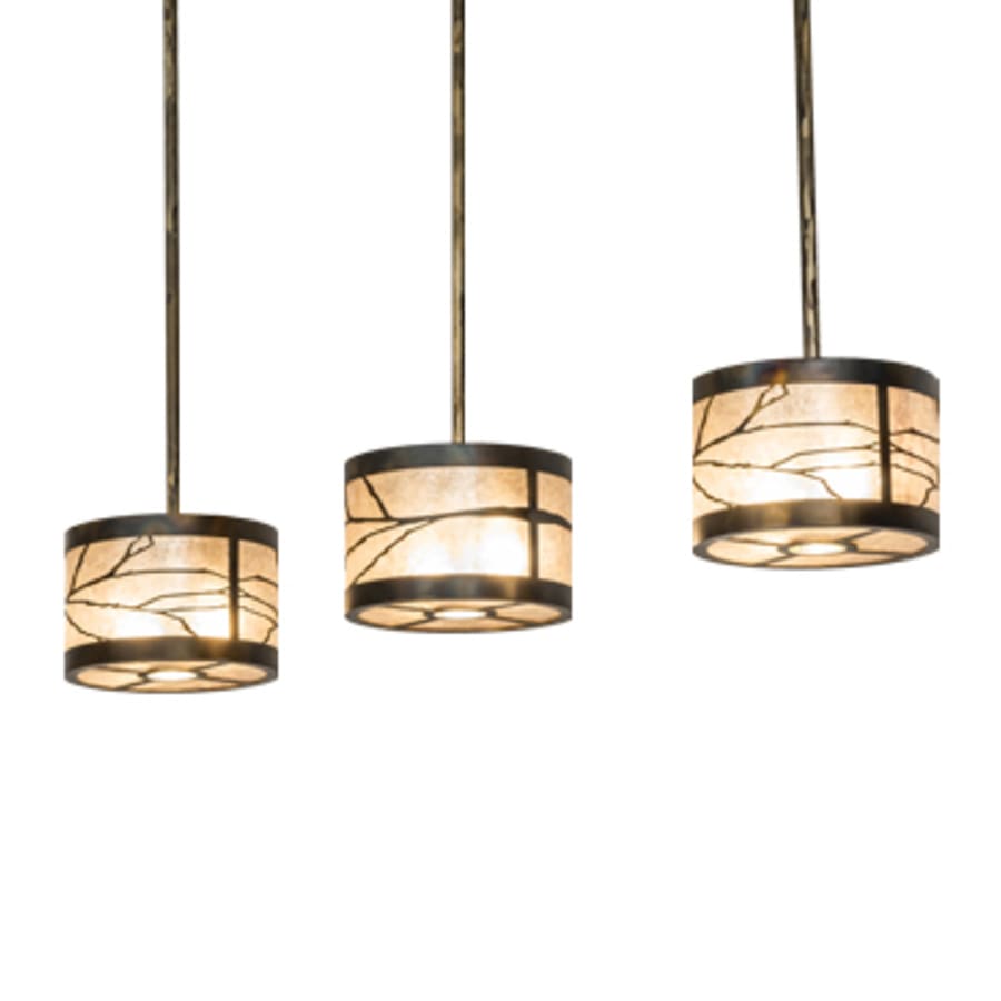 Meyda Tiffany 6 Light 50" Wide Linear Pendant