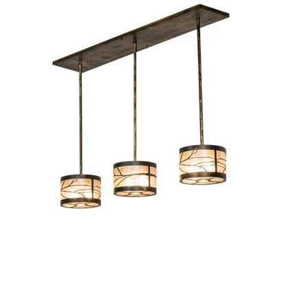 Meyda Tiffany 6 Light 50" Wide Linear Pendant