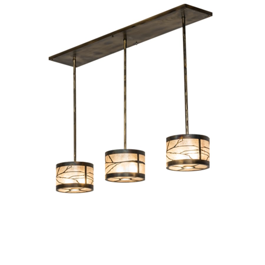 Meyda Tiffany 6 Light 50" Wide Linear Pendant