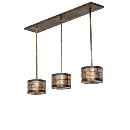 Meyda Tiffany 6 Light 50" Wide Linear Pendant