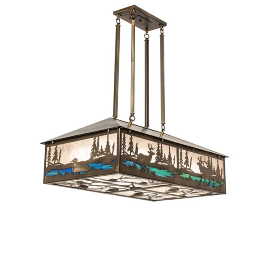 Meyda Tiffany 8 Light 36" Wide Linear Pendant