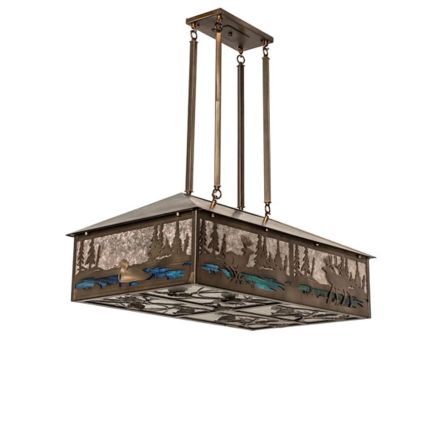 Meyda Tiffany 8 Light 36" Wide Linear Pendant