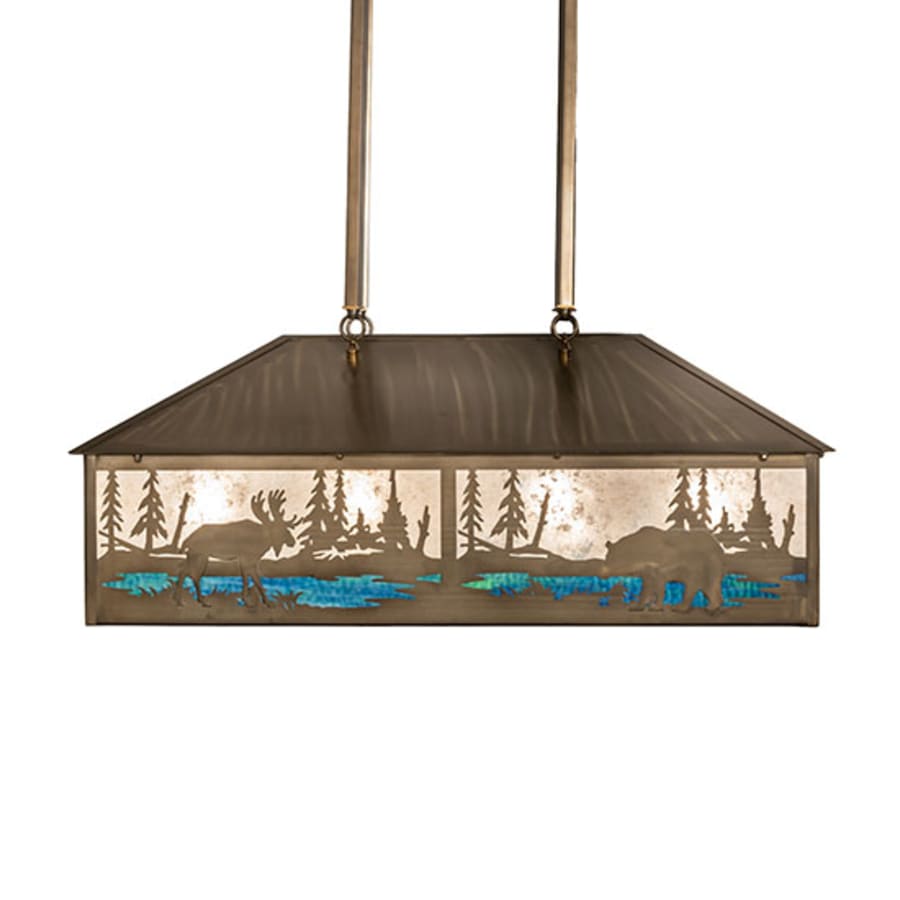 Meyda Tiffany 8 Light 36" Wide Linear Pendant