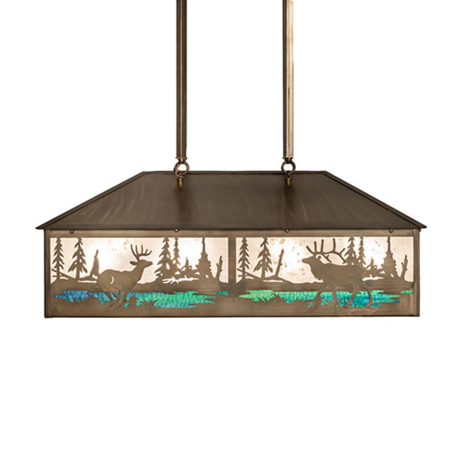 Meyda Tiffany 8 Light 36" Wide Linear Pendant