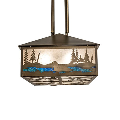 Meyda Tiffany 8 Light 36" Wide Linear Pendant