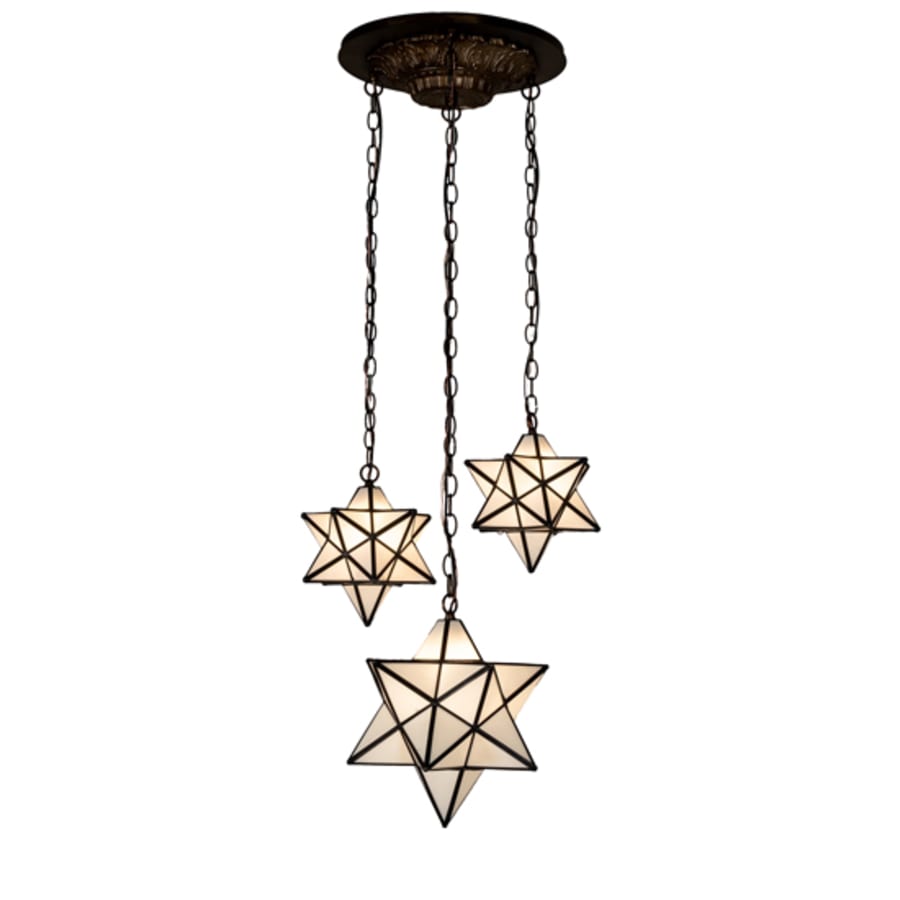Meyda Tiffany 3 Light 22" Wide Multi Light Pendant