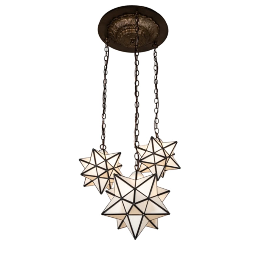 Meyda Tiffany 3 Light 22" Wide Multi Light Pendant