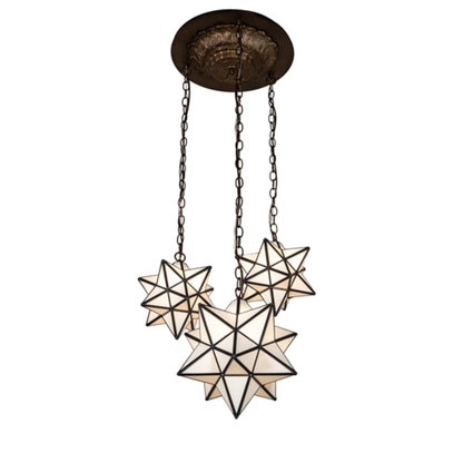 Meyda Tiffany 3 Light 22" Wide Multi Light Pendant