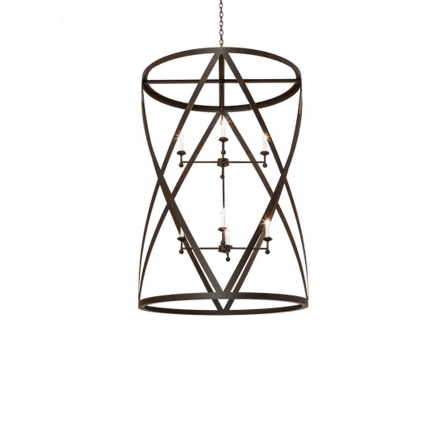 Meyda Tiffany 8 Light 42" Wide Taper Candle Pendant