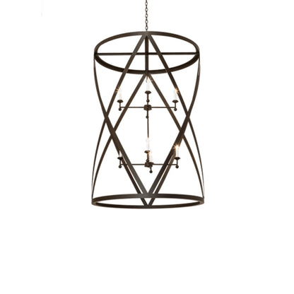 Meyda Tiffany 8 Light 42" Wide Taper Candle Pendant