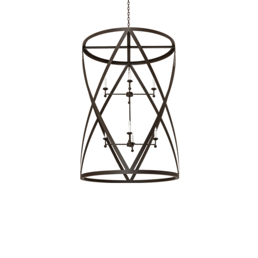 Meyda Tiffany 8 Light 42" Wide Taper Candle Pendant