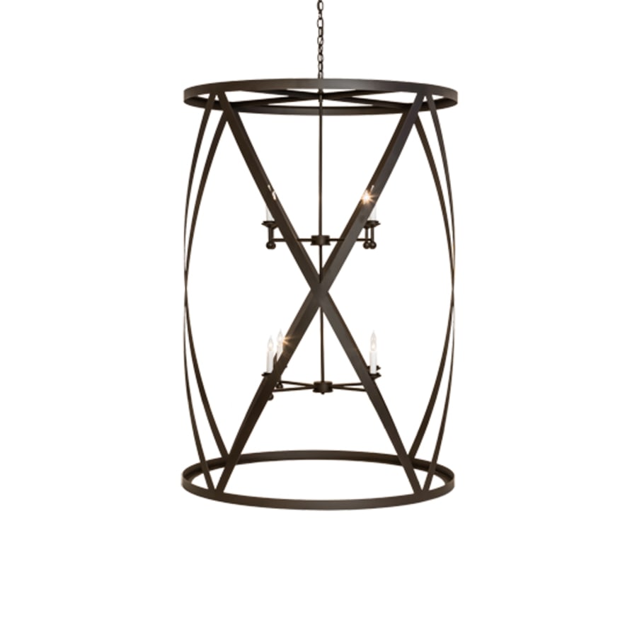 Meyda Tiffany 8 Light 42" Wide Taper Candle Pendant