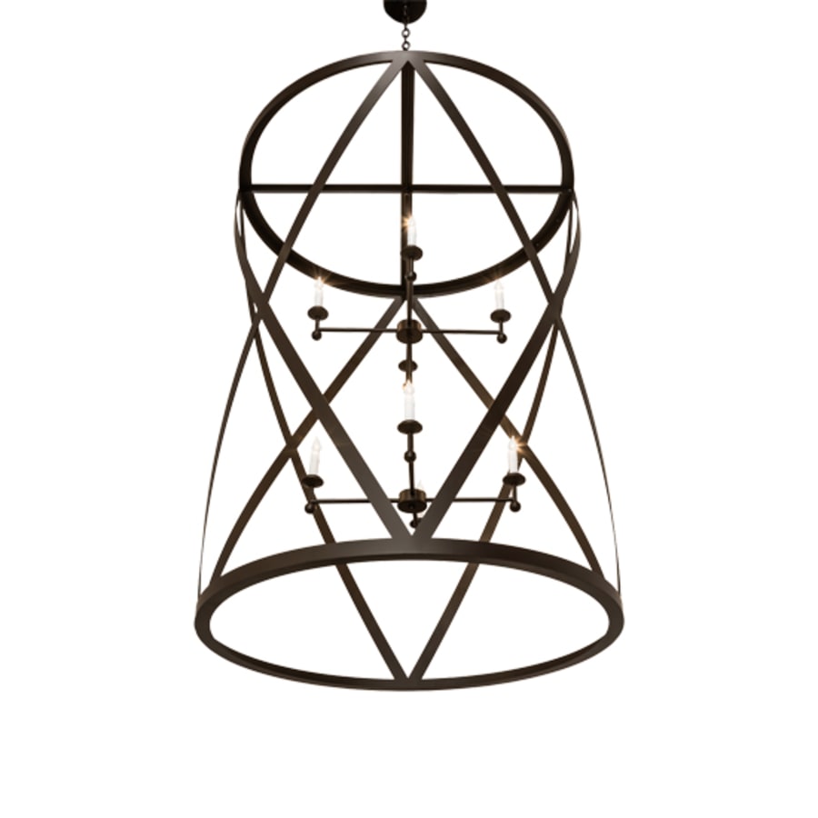 Meyda Tiffany 8 Light 42" Wide Taper Candle Pendant