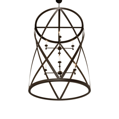 Meyda Tiffany 8 Light 42" Wide Taper Candle Pendant