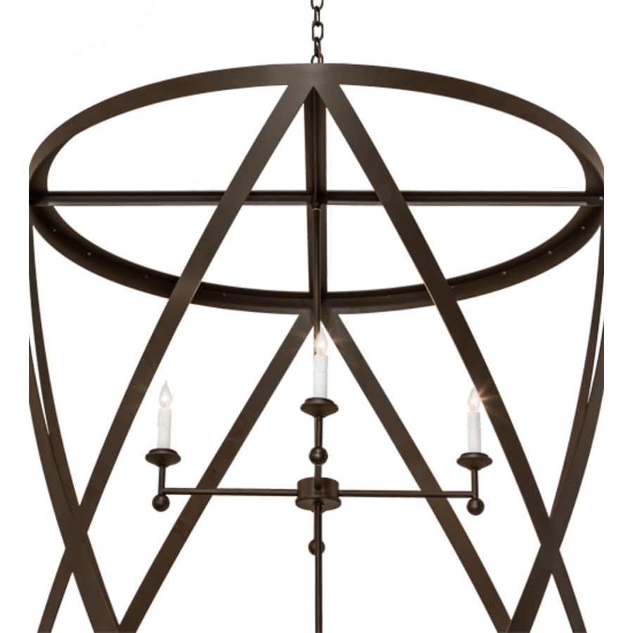 Meyda Tiffany 8 Light 42" Wide Taper Candle Pendant