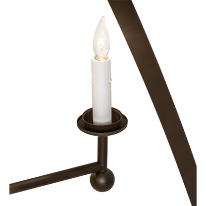 Meyda Tiffany 8 Light 42" Wide Taper Candle Pendant