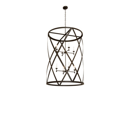 Meyda Tiffany 8 Light 42" Wide Taper Candle Pendant