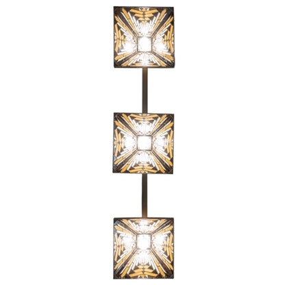 Meyda Tiffany 3 Light 63" Wide Linear Pendant