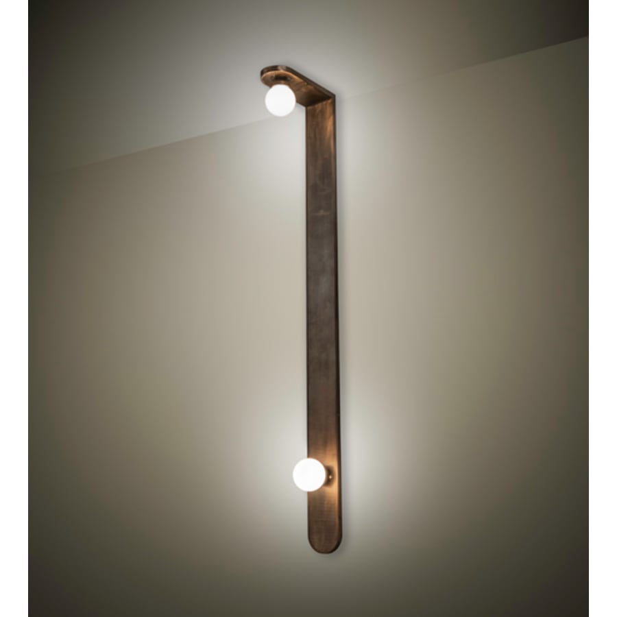 Meyda Tiffany Sanderson 2 Light 78" Tall Wall Sconce