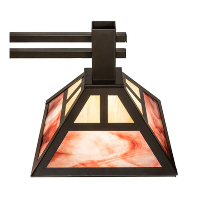 Meyda Tiffany 4 Light 64" Wide Linear Pendant