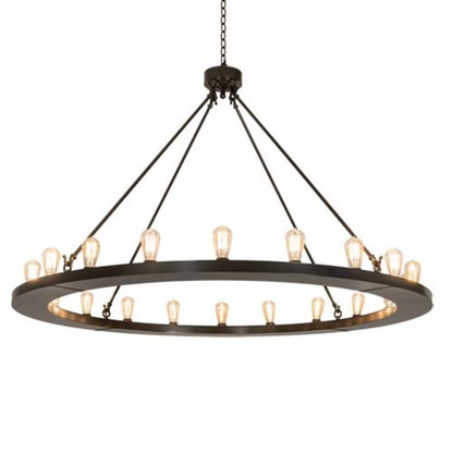 Meyda Tiffany Loxley 20 Light 60" Wide Ring Chandelier