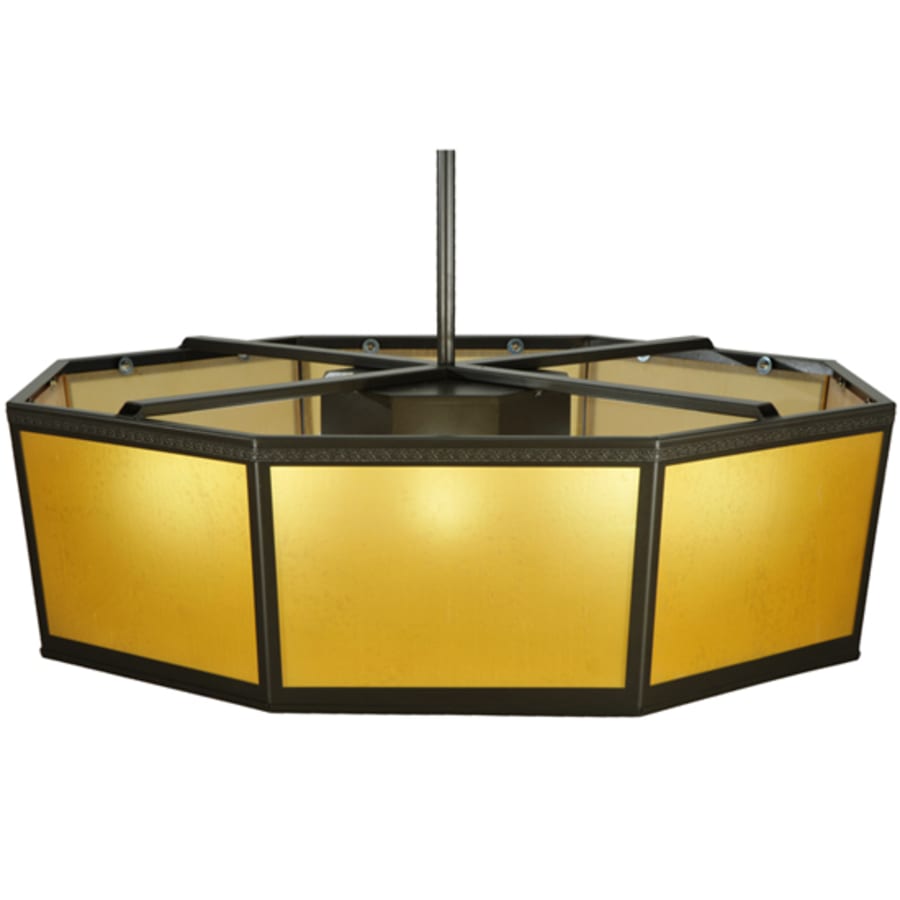 Meyda Tiffany Eltham 4 Light 36" Wide Pendant - Timeless Bronze Finish